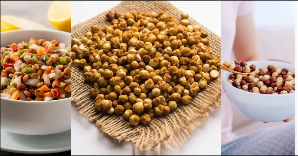 is roasted chana good source of protein in hindi 